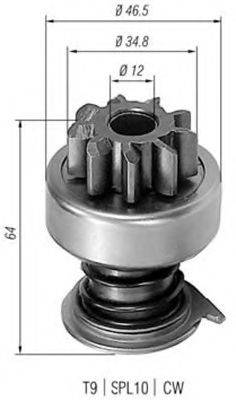 BOSCH 9001082401 Привід із механізмом вільного ходу, стартер