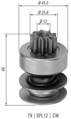 BENDIX 344511 Провідна шестерня стартер