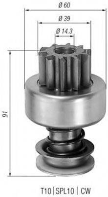 BOSCH 2006209499 Привід із механізмом вільного ходу, стартер