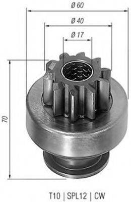 LUCAS ELECTRICAL 54268139 Провідна шестерня стартер