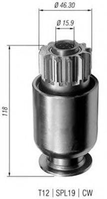 BOSCH 9001453601 Привід із механізмом вільного ходу, стартер