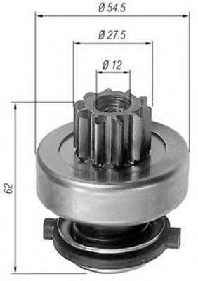 BOSCH 9003336201 Привід із механізмом вільного ходу, стартер