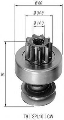 BOSCH 2006209426 Привід із механізмом вільного ходу, стартер