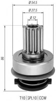 BOSCH 9002336204 Привід із механізмом вільного ходу, стартер