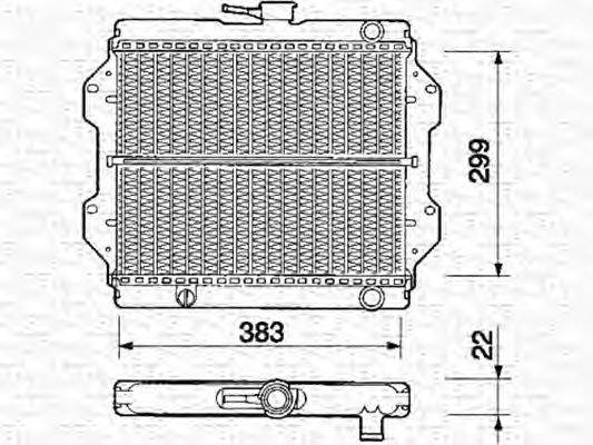 AKS DASIS 320030 Радіатор, охолодження двигуна