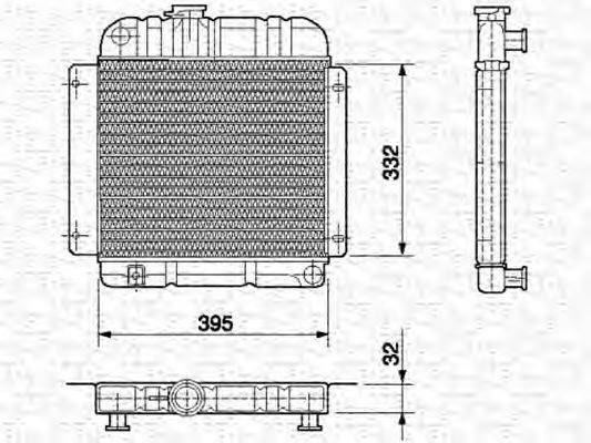 AKS DASIS 50010 Радіатор, охолодження двигуна