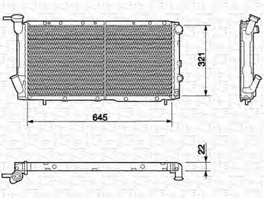 NRF 350070 Конденсатор, кондиціонер