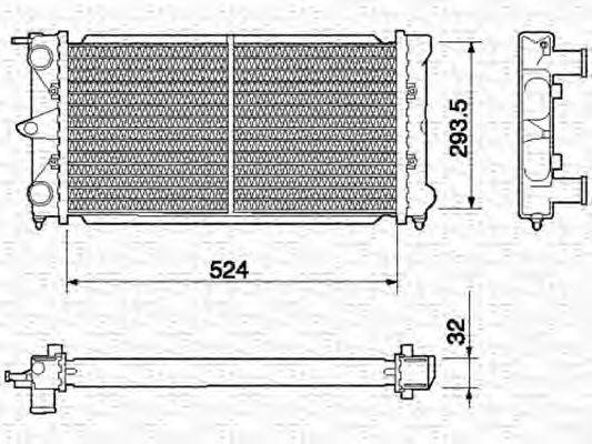 VAN HECK R11318 Радіатор, охолодження двигуна