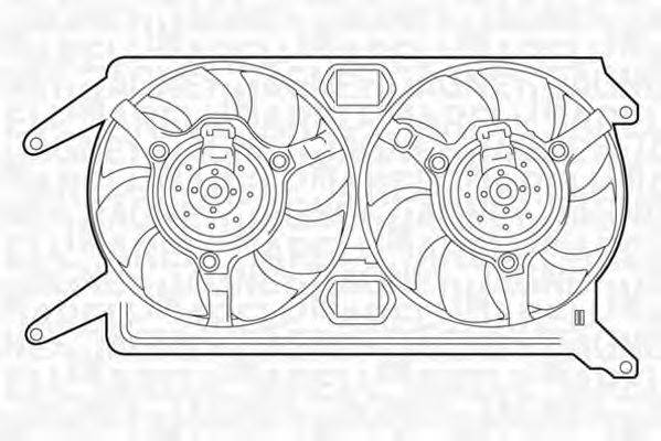 ALFA ROMEO 60657849 Електродвигун, вентилятор радіатора