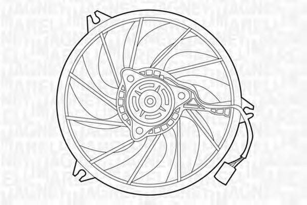 LANCIA 60652976 Вентилятор, охолодження двигуна