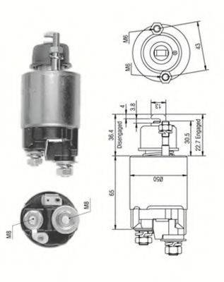 ISUZU 8-9425-1088-1 Стартер