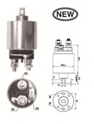 LUCAS ELECTRICAL 230920 Тягове реле, стартер