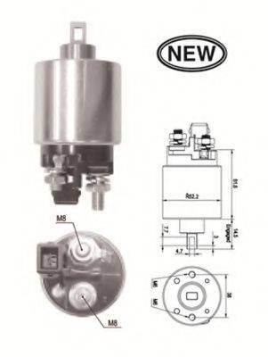 LUCAS ELECTRICAL 230860 Тягове реле, стартер