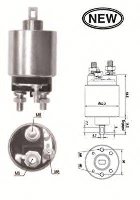 LUCAS ELECTRICAL 230890 Тягове реле, стартер
