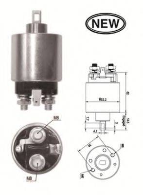 LUCAS ELECTRICAL 230800 Тягове реле, стартер