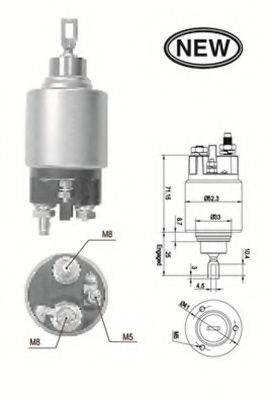 BOSCH 2339304011 Тягове реле, стартер