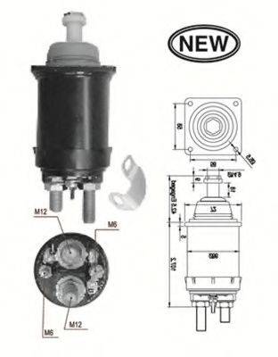 BOSCH 2339403014 Тягове реле, стартер