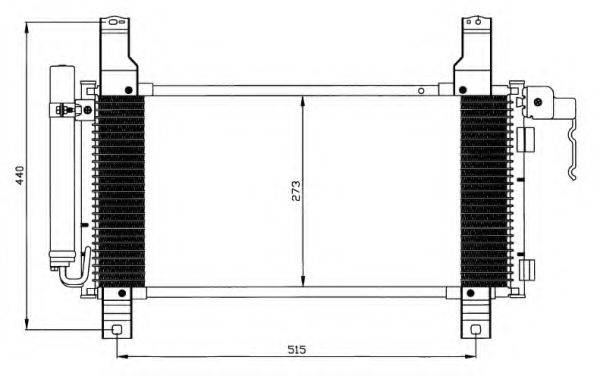 STANDARD 43124 Конденсатор, кондиціонер